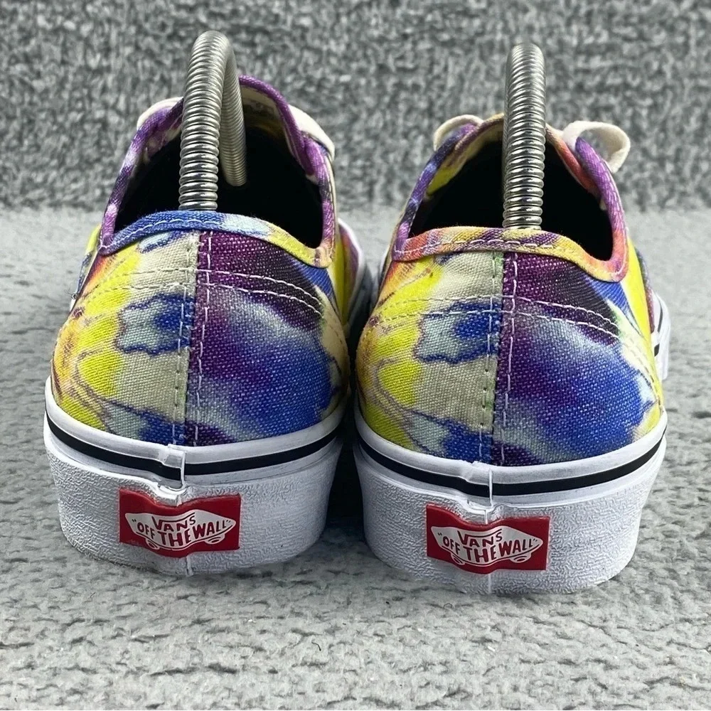 VANS SHOES Authentic Washed‎ Tie Dye True White Womens 9.5 Skate Mens 8 Lace Up - Picture 6 of 15